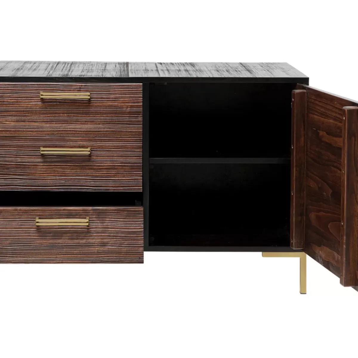 New Kommode Olbia Dunkel 110X62Cm Kommoden & Sideboards