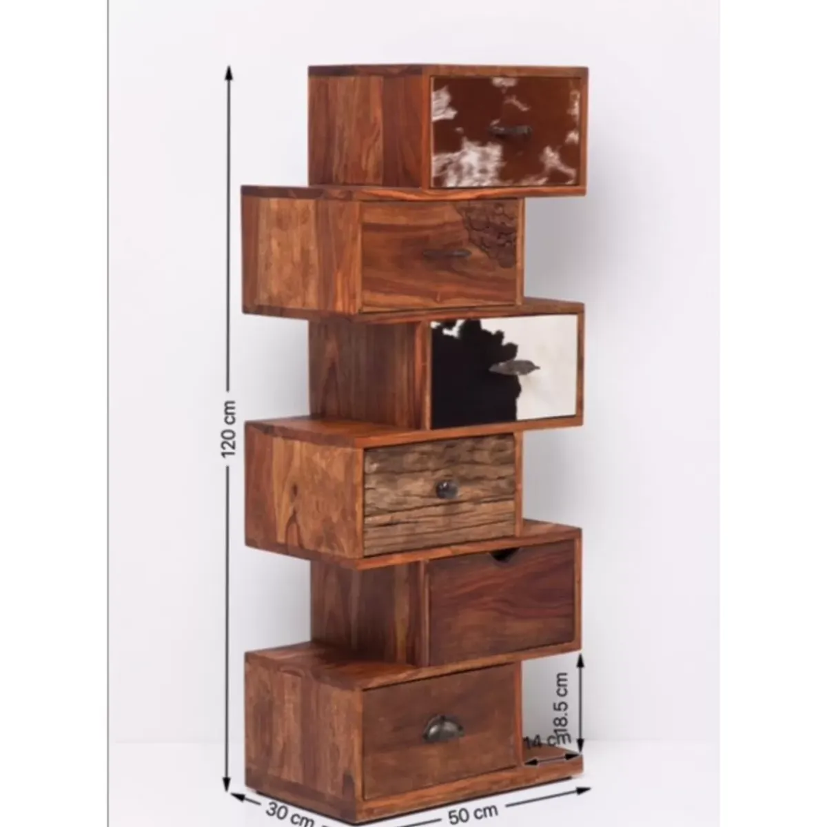 New Kommode Rodeo Zick Zack 6 Schube Kommoden & Sideboards