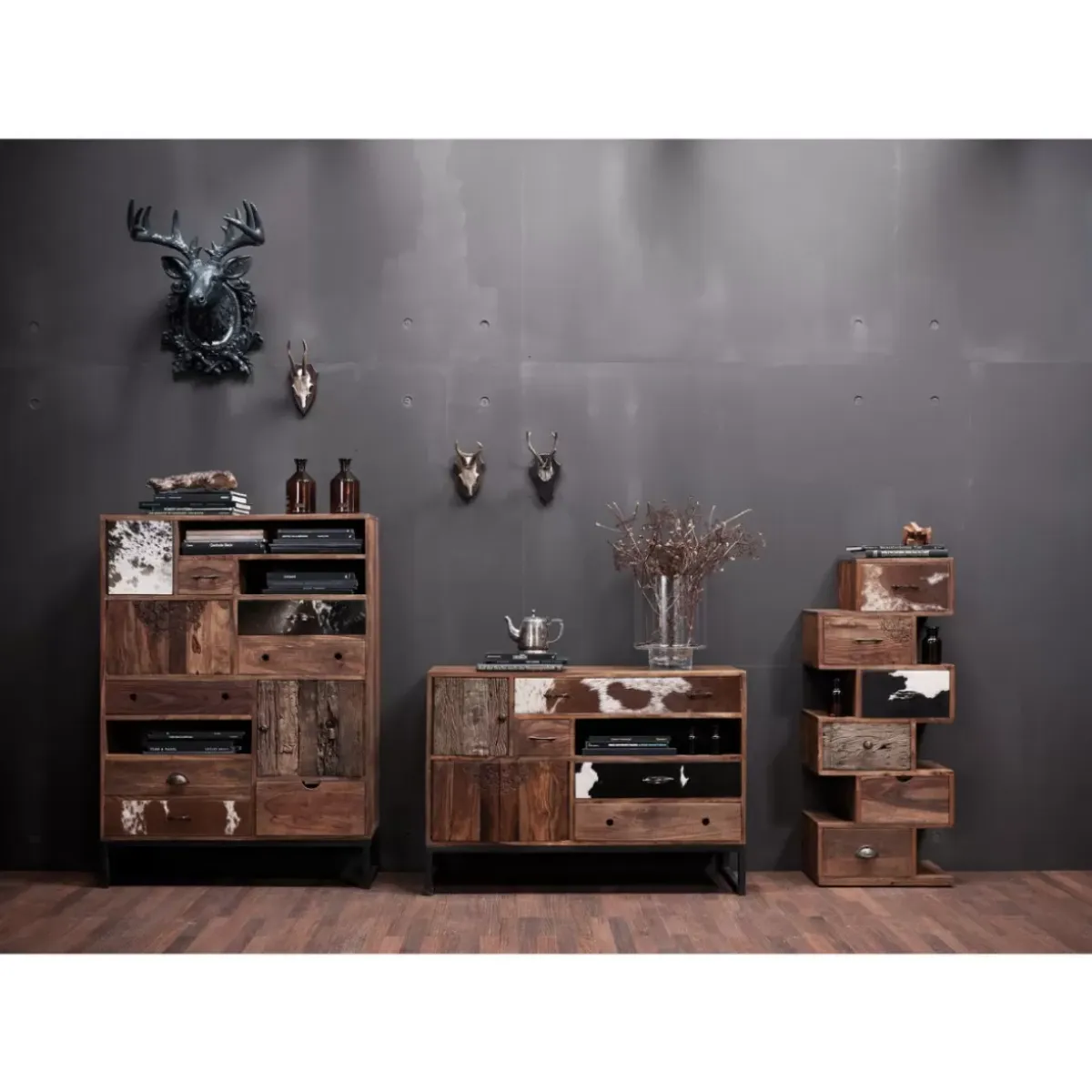 New Kommode Rodeo Zick Zack 6 Schube Kommoden & Sideboards