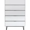 Clearance Kommode Soran 5 Schube Schwarz 65X114Cm Kommoden & Sideboards