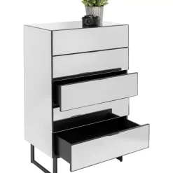 Clearance Kommode Soran 5 Schube Schwarz 65X114Cm Kommoden & Sideboards