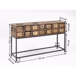 Clearance Konsole Bastidon 125Cm Kommoden & Sideboards