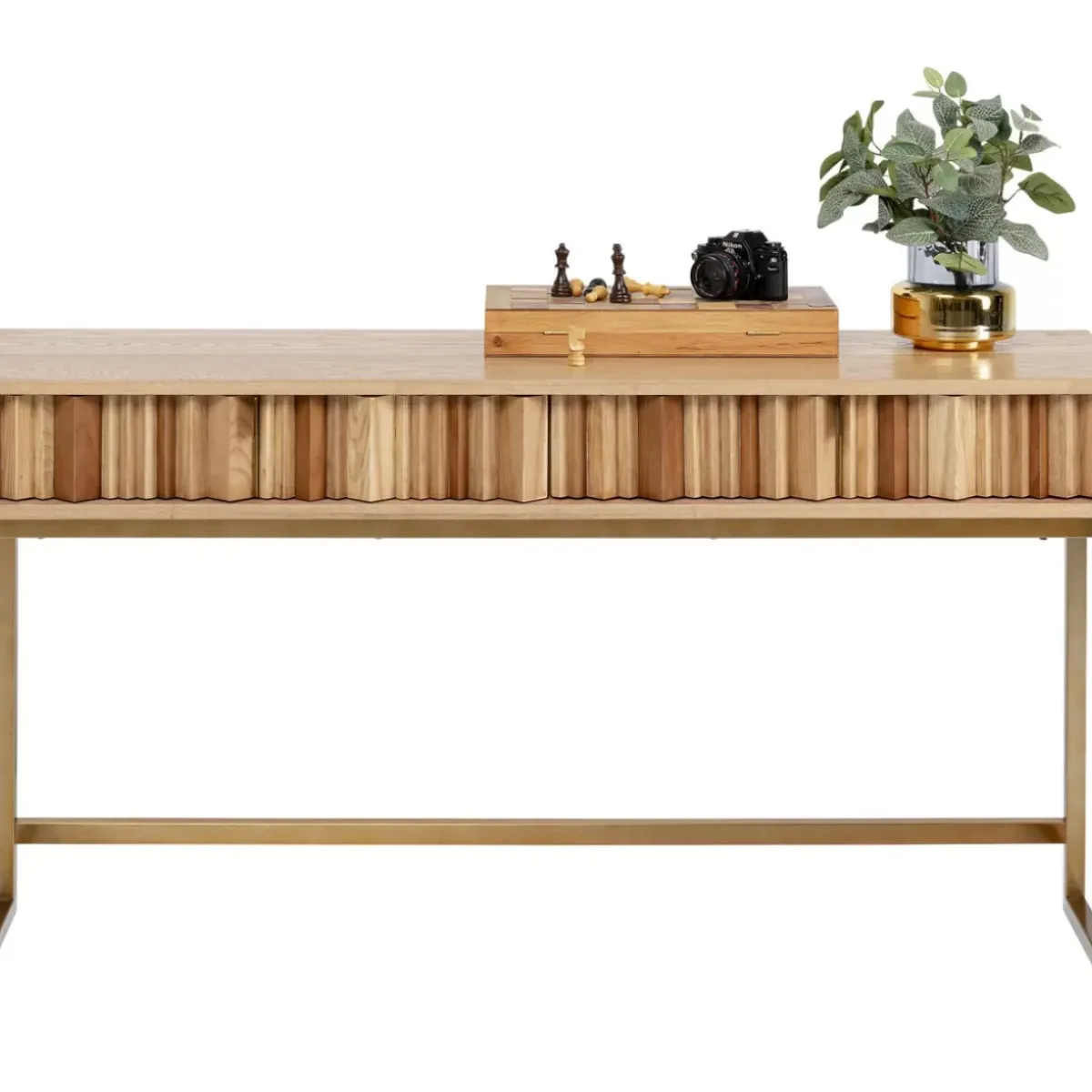 Outlet Konsole Concertina Natur 136X40Cm Kommoden & Sideboards