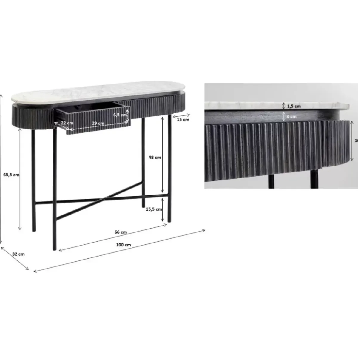 Clearance Konsole Glenn 100X32 Kommoden & Sideboards