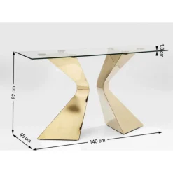 Outlet Konsole Gloria Gold Kommoden & Sideboards