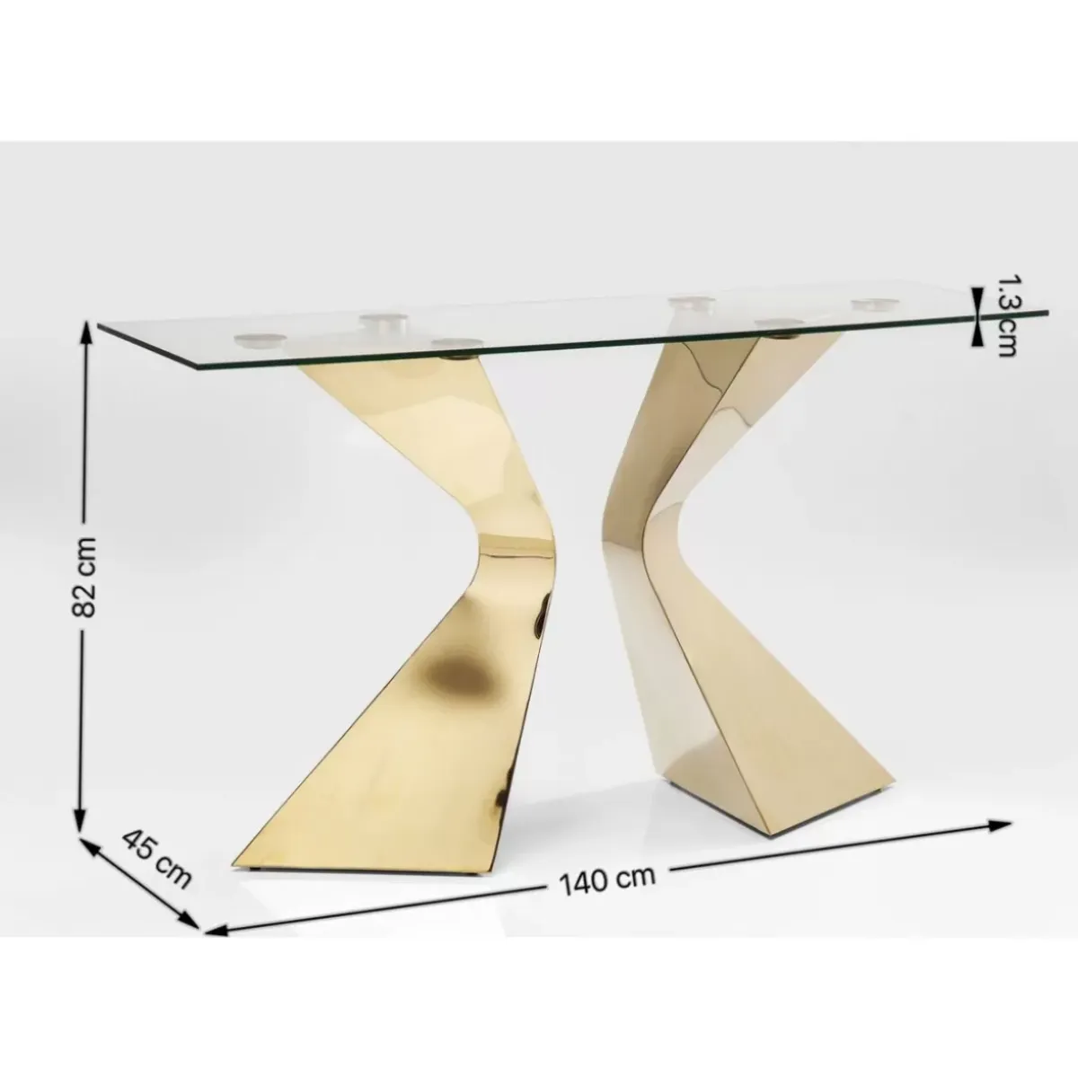 Outlet Konsole Gloria Gold Kommoden & Sideboards
