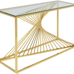 Discount Konsole Laser Gold 120X40 Kommoden & Sideboards