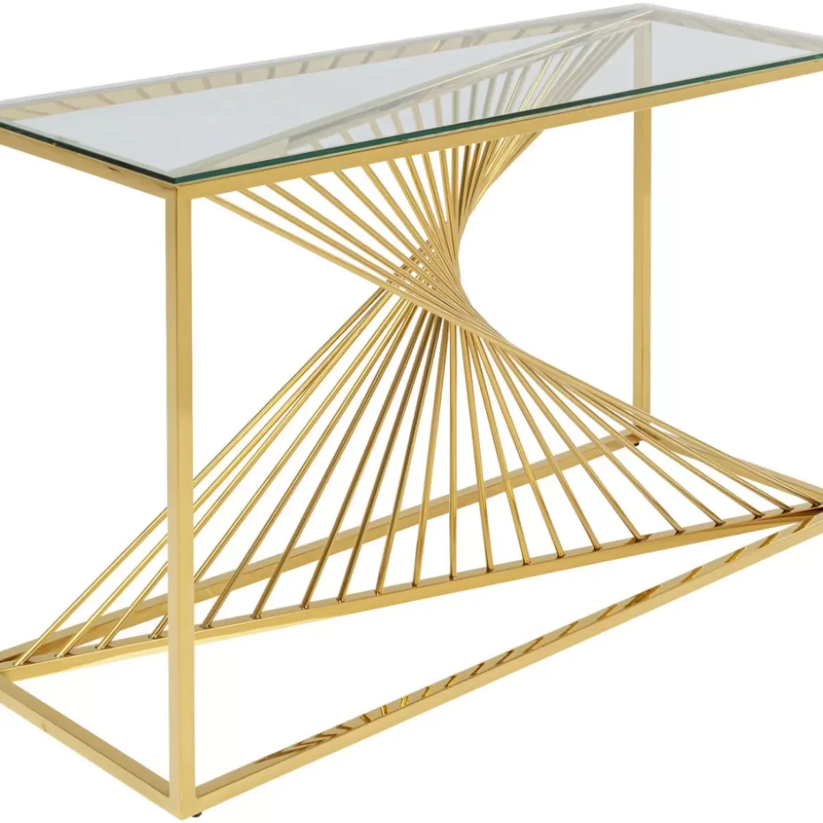 Discount Konsole Laser Gold 120X40 Kommoden & Sideboards