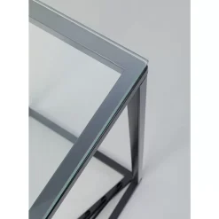 Sale Konsole Laser Schwarz Klarglas 120X40Cm Kommoden & Sideboards