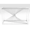 Online Konsole Laser Silber Klarglas 120X40 Kommoden & Sideboards