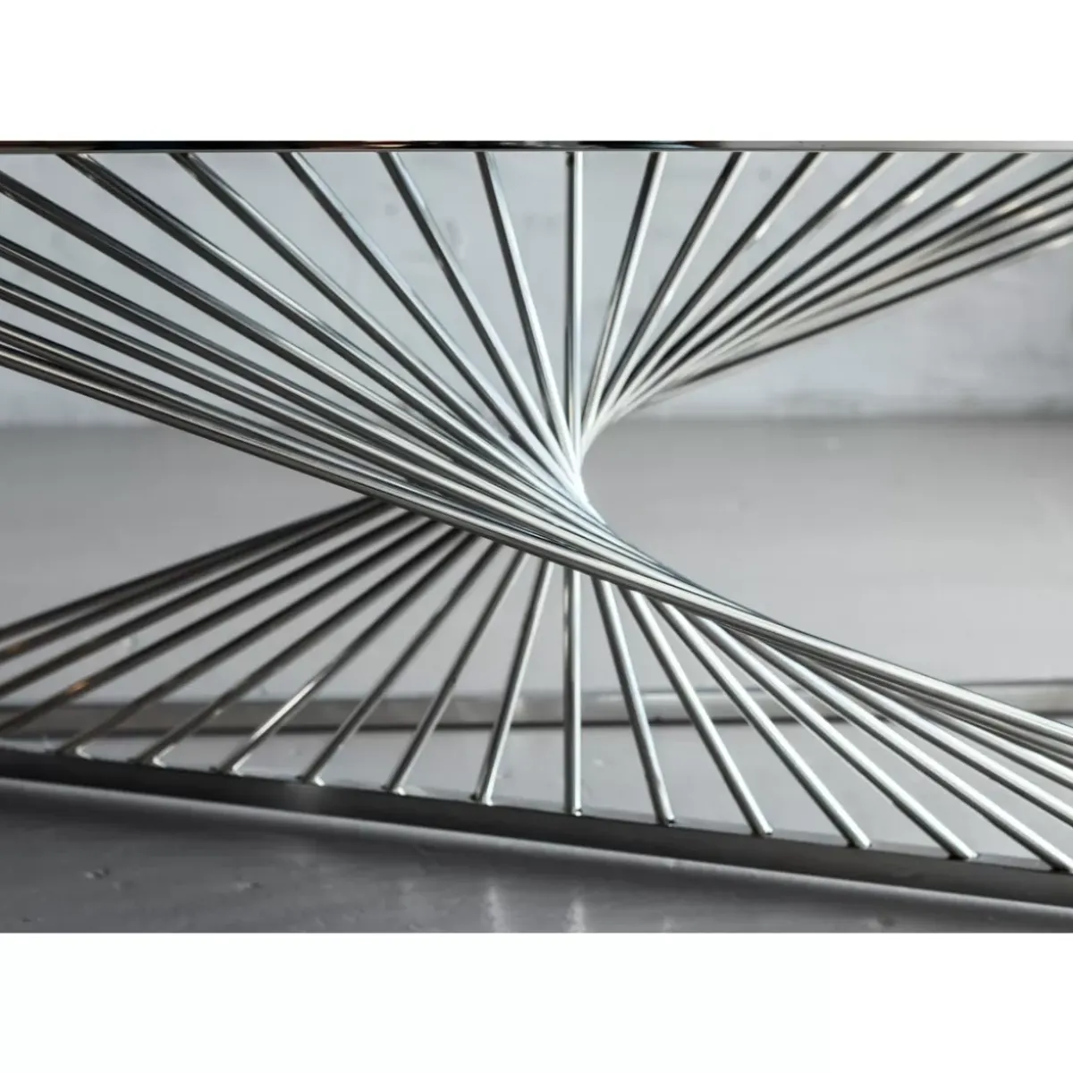 Online Konsole Laser Silber Klarglas 120X40 Kommoden & Sideboards
