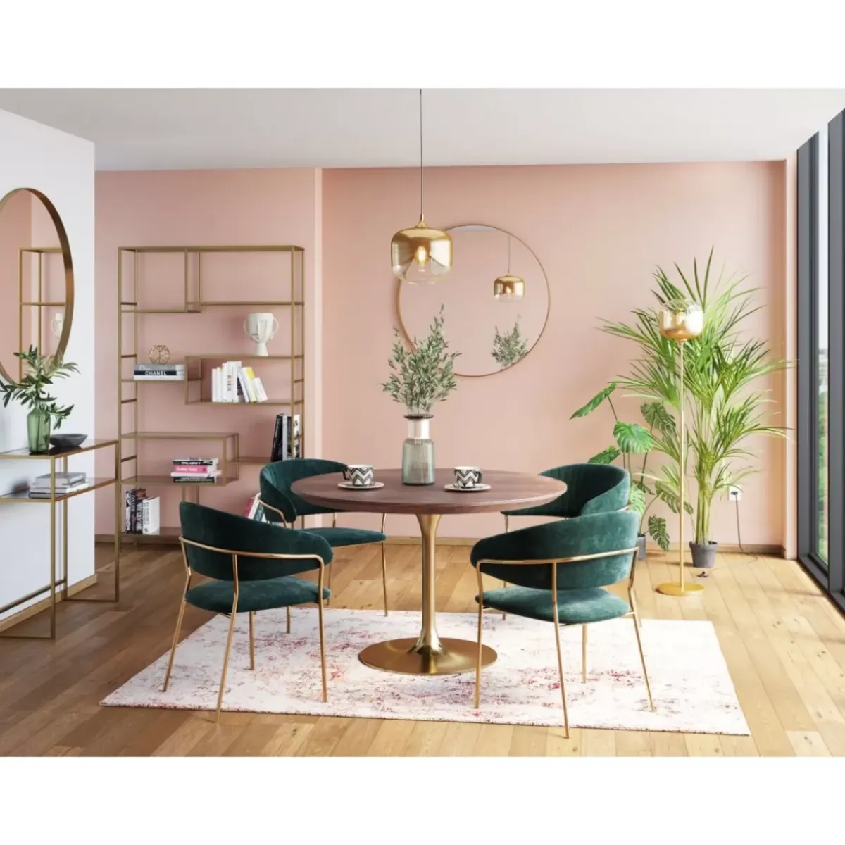 Clearance Konsole Loft Gold 85X80Cm Kommoden & Sideboards