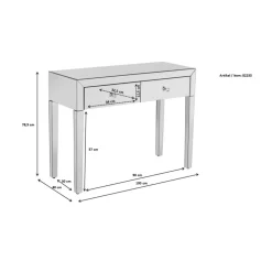 Outlet Konsole Luxury Champagne Kommoden & Sideboards