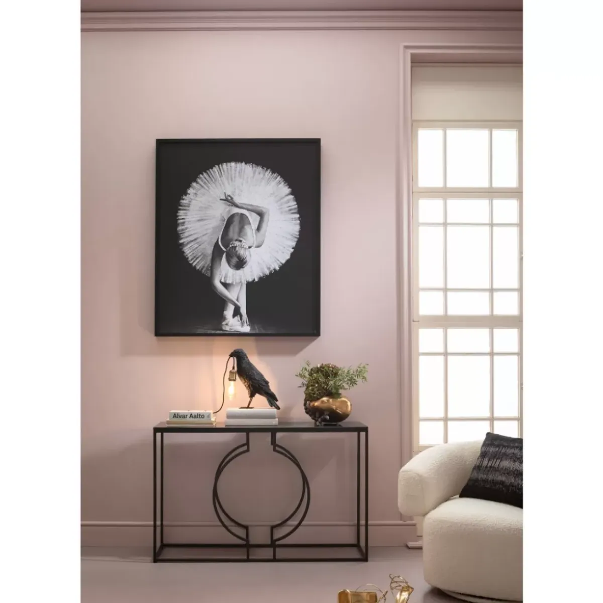Konsole Miami Loft Schwarz 120X75Cm Kommoden & Sideboards