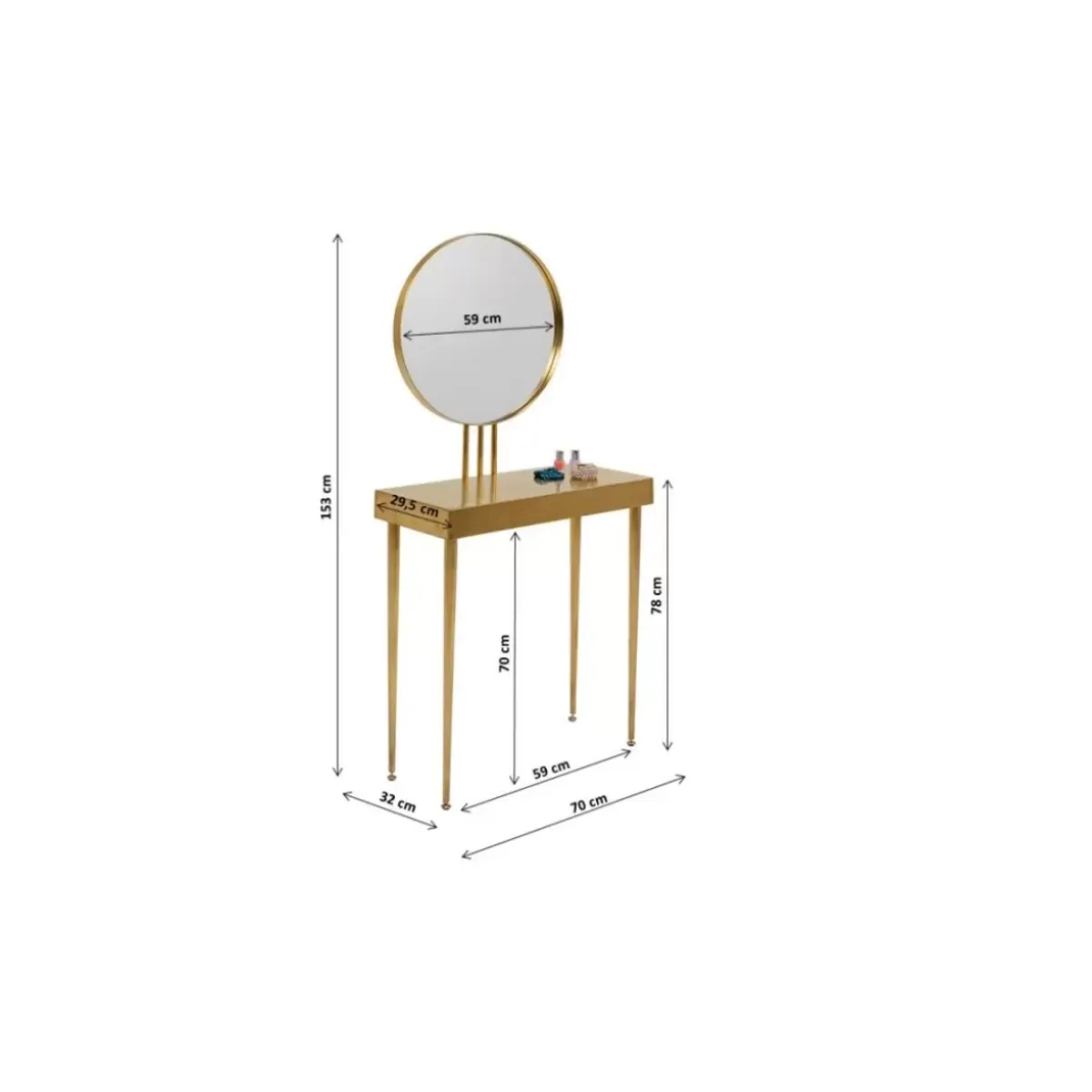 Hot Konsole Mit Spiegel Curve Art 153X70 Kommoden & Sideboards