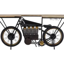 Outlet Konsole Motorbike Schwarz Kommoden & Sideboards