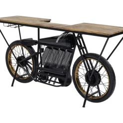 Outlet Konsole Motorbike Schwarz Kommoden & Sideboards