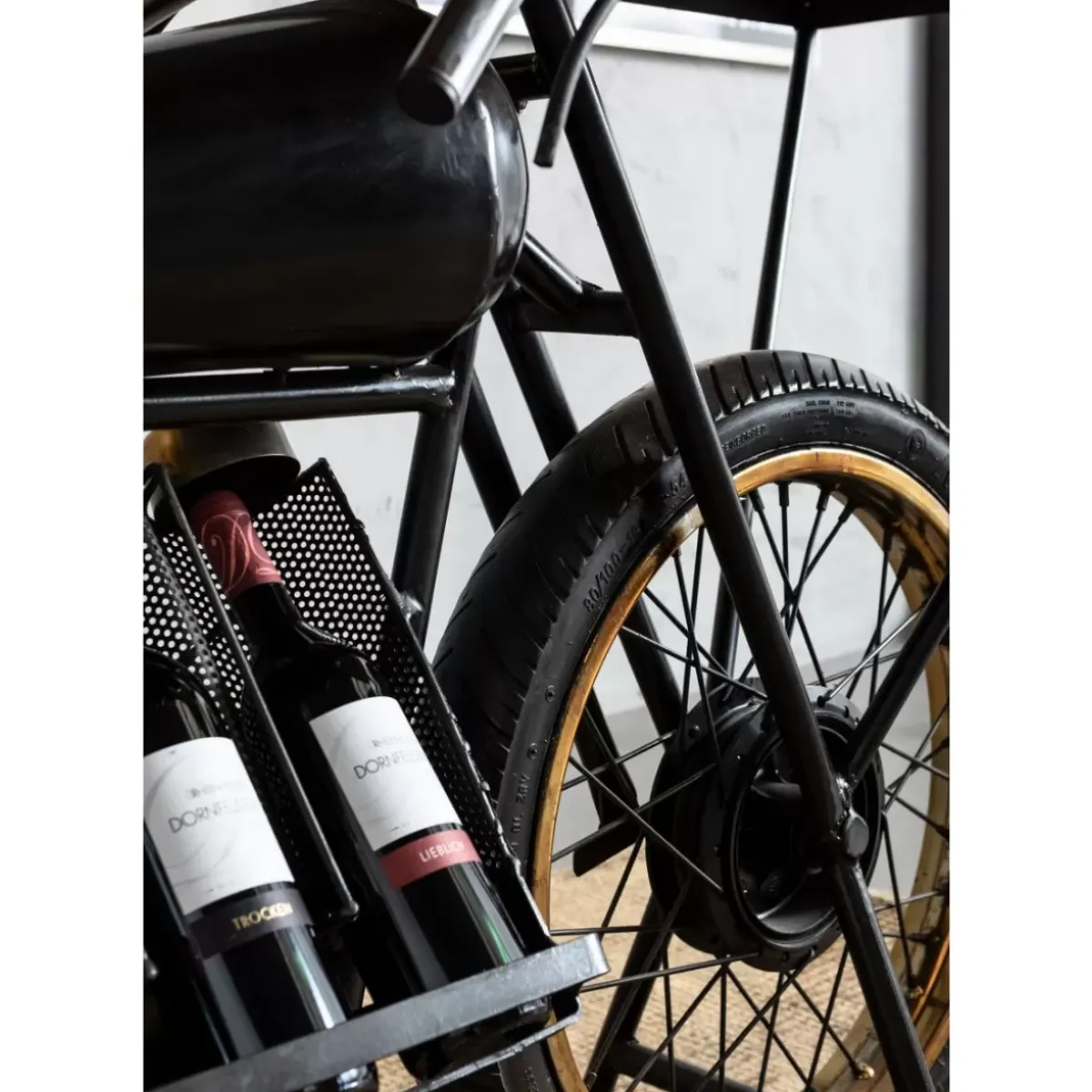 Outlet Konsole Motorbike Schwarz Kommoden & Sideboards