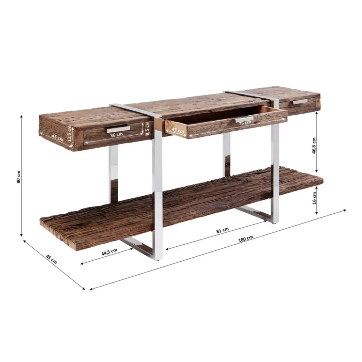 Discount Konsole Rustico 180X46Cm Kommoden & Sideboards