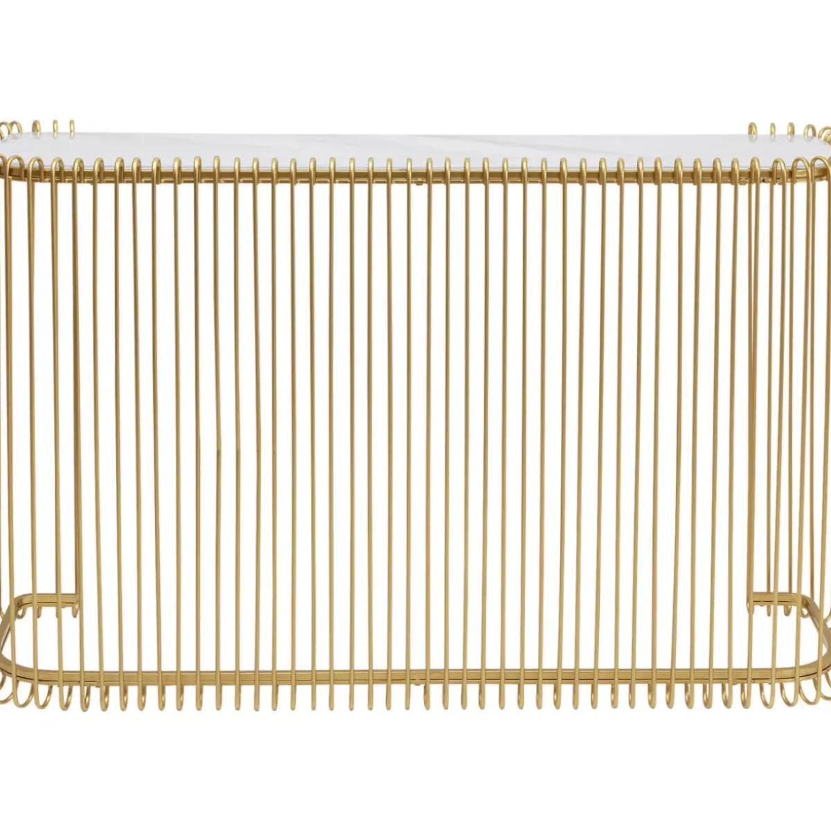 Online Konsole Wire Glas Marble Gold 142X89Cm Kommoden & Sideboards