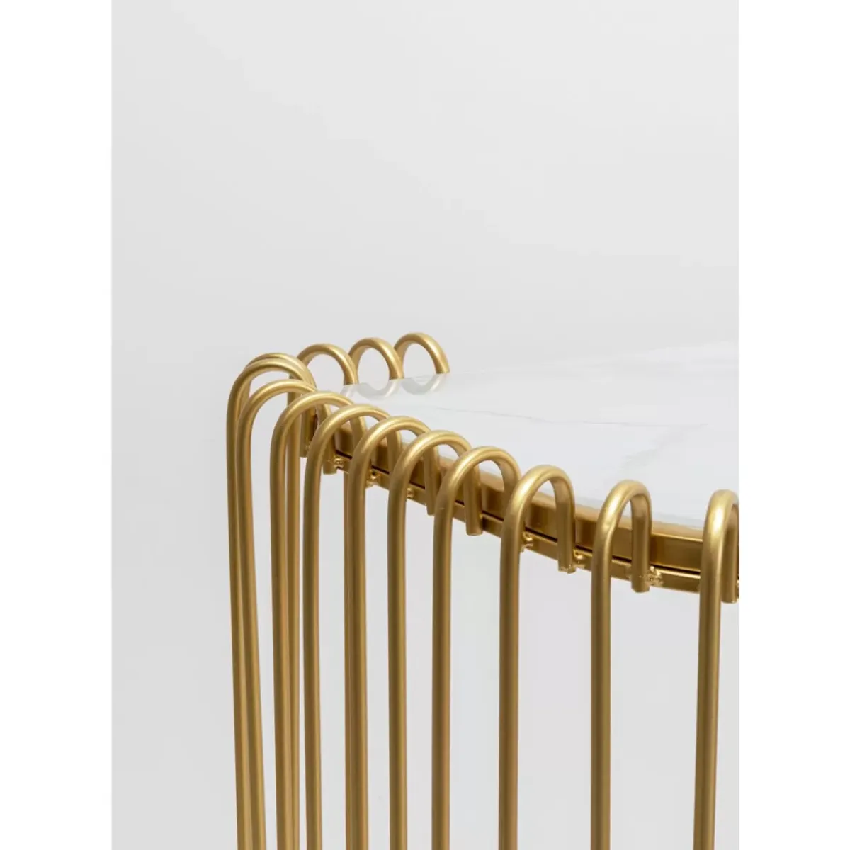 Online Konsole Wire Glas Marble Gold 142X89Cm Kommoden & Sideboards