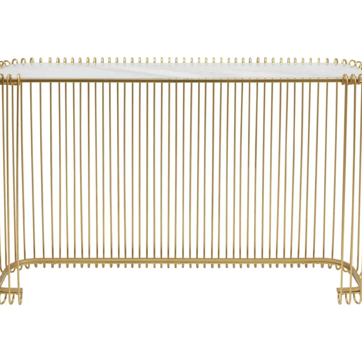 Online Konsole Wire Glas Marble Gold 142X89Cm Kommoden & Sideboards
