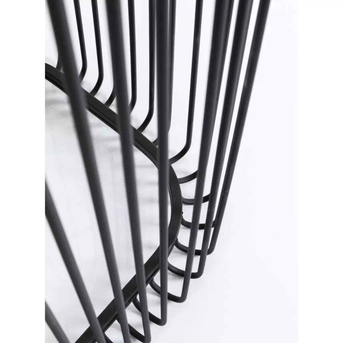 Discount Konsole Wire Glas Schwarz 142X89Cm Kommoden & Sideboards