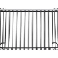 Discount Konsole Wire Glas Schwarz 142X89Cm Kommoden & Sideboards