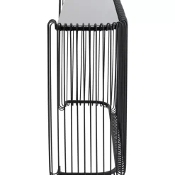 Discount Konsole Wire Glas Schwarz 142X89Cm Kommoden & Sideboards