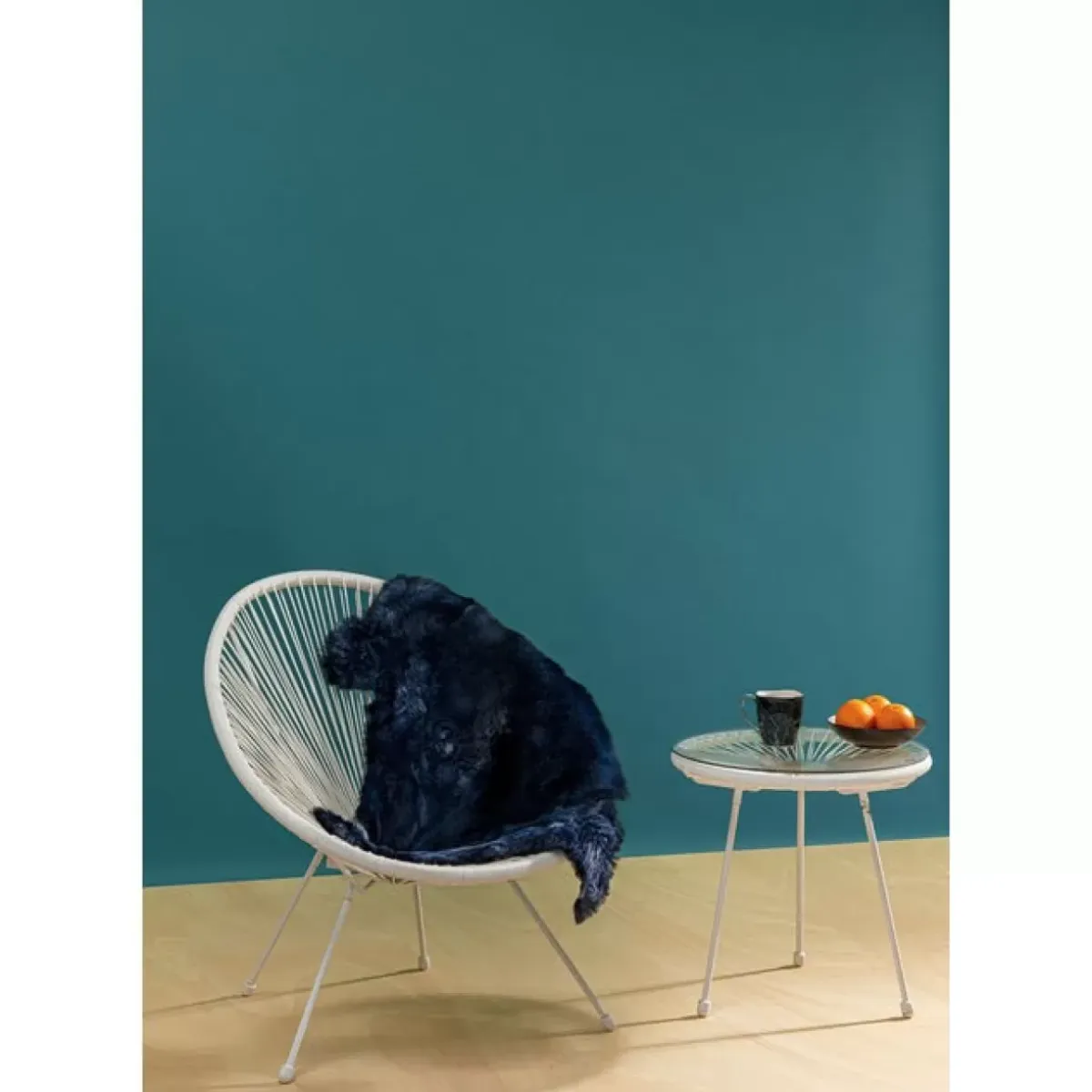 New Lammfell Heidi Blau 85X60Cm Teppiche