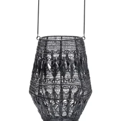 Clearance Laterne Hayat Schwarz 33Cm Kerzenständer & Laternen