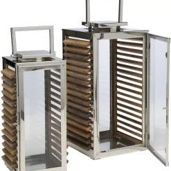 Online Laterne Lamella (2/Set) Kerzenständer & Laternen