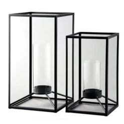 Clearance Laterne Lito (2/Set) Kerzenständer & Laternen