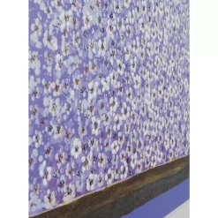 Discount Leinwandbild Flower Boat Lila Weis 80X100Cm Bilder