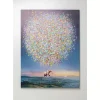 Discount Leinwandbild Flying Elephant At Night 120X160Cm Bilder