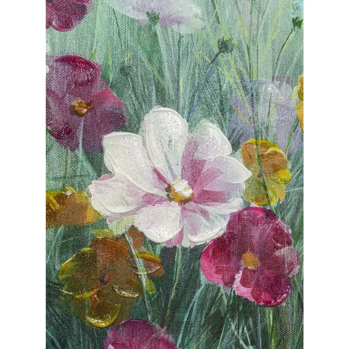 Best Leinwandbild Pastell Flowers 120X120Cm Bilder