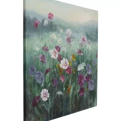 Best Leinwandbild Pastell Flowers 120X120Cm Bilder