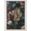 Discount Leinwandbild Tiger In Flower 90X140Cm Bilder