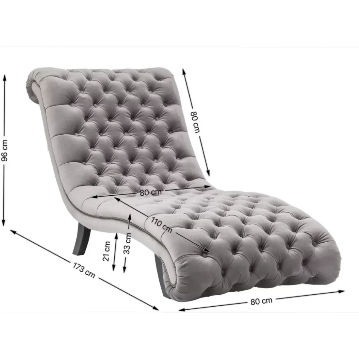 Clearance Liege Desire Velvet Silbergrau Sofas & Couches