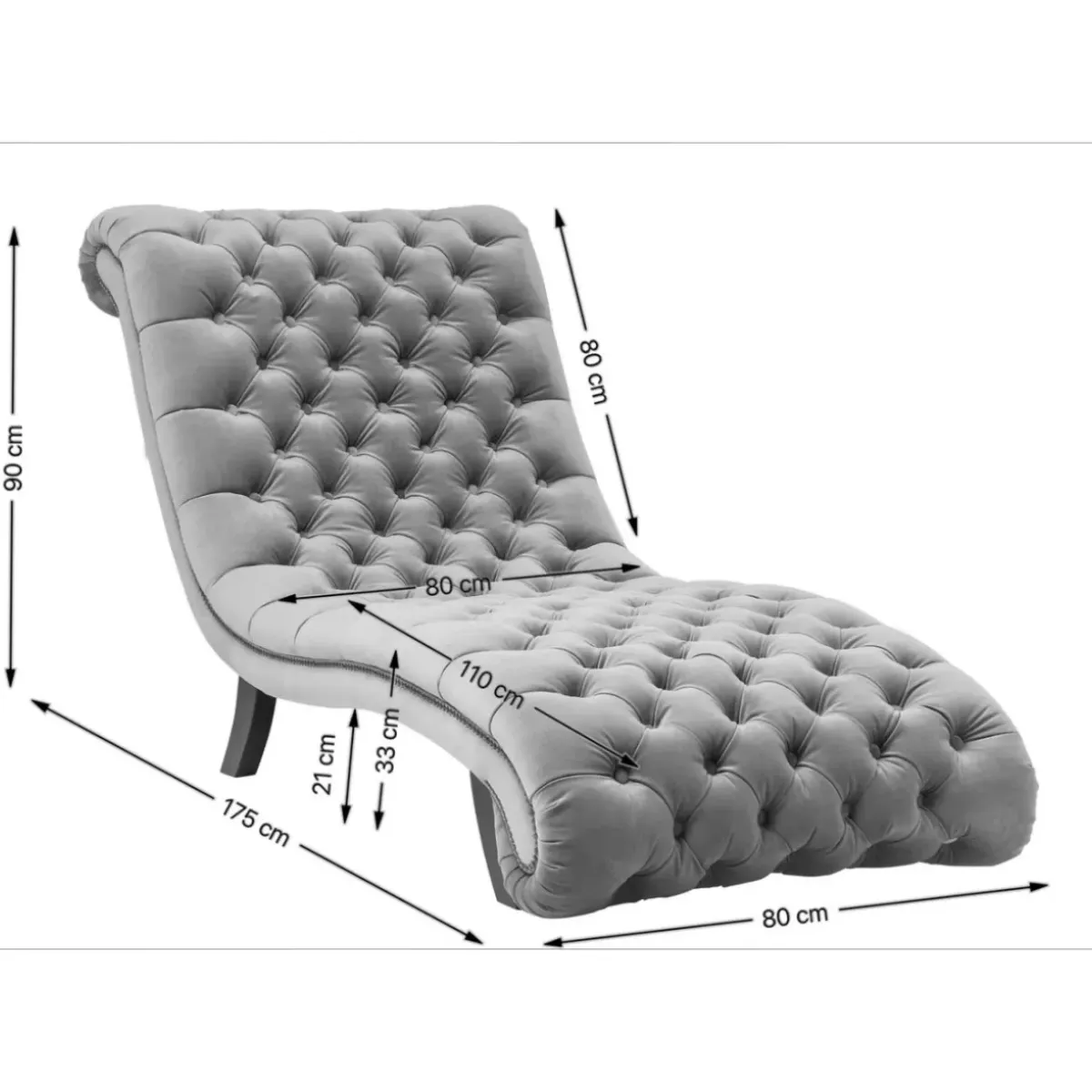 Clearance Liege Desire Velvet Silbergrau Sofas & Couches