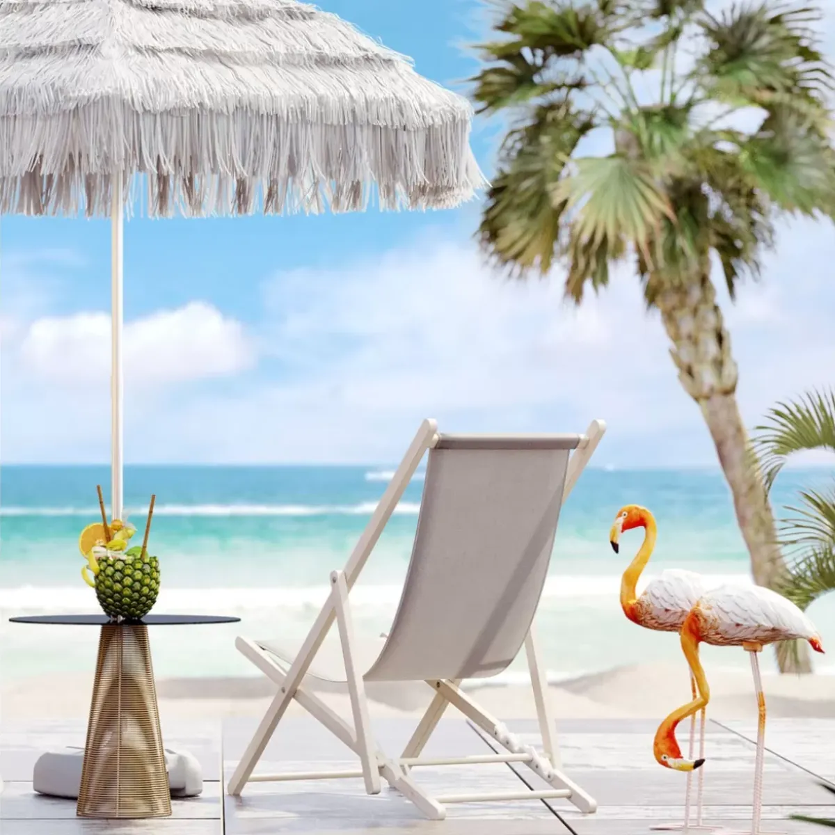 Discount Liegestuhl Easy Summer Outdoormöbel