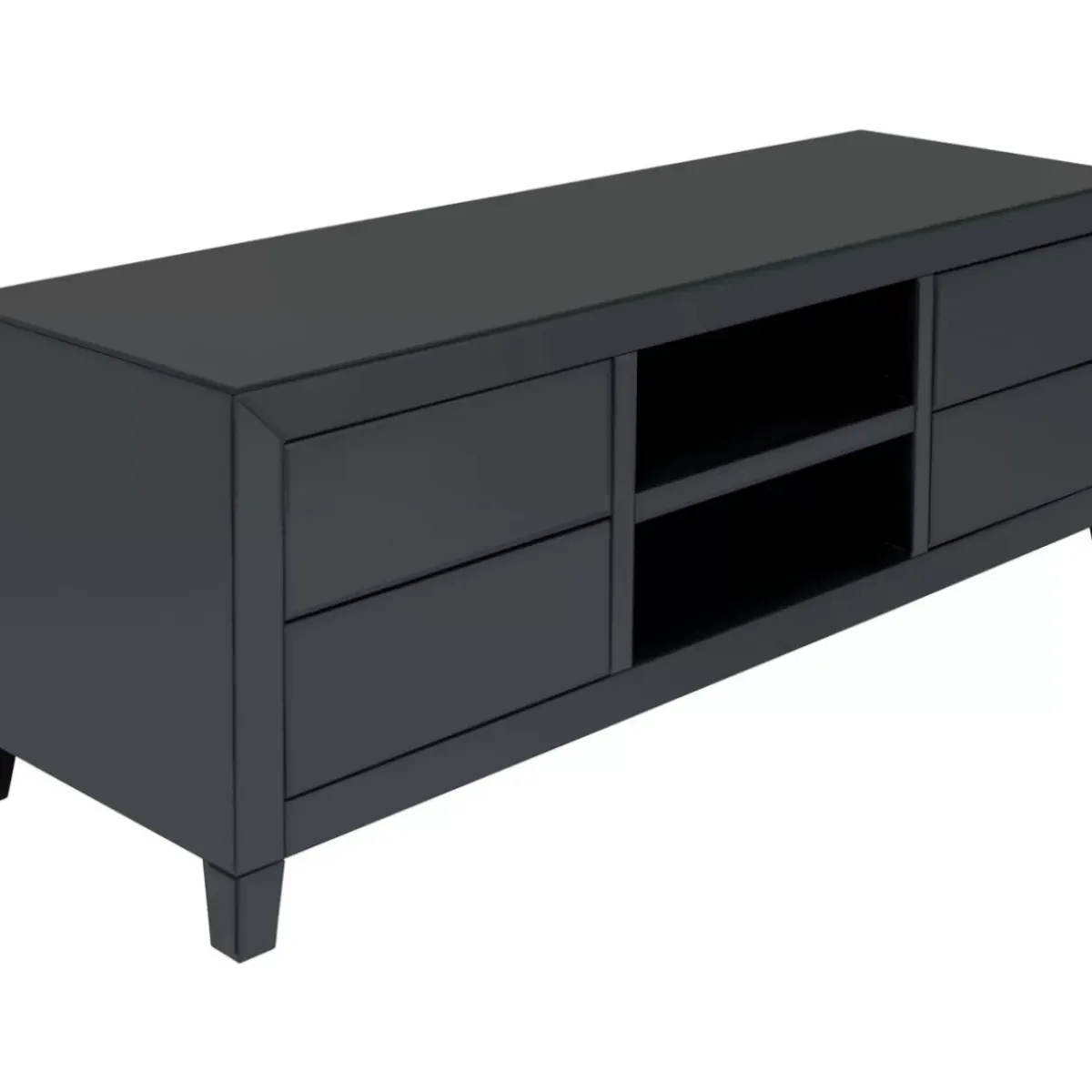 Clearance Lowboard Luxury Push Grau 140X50Cm Kommoden & Sideboards