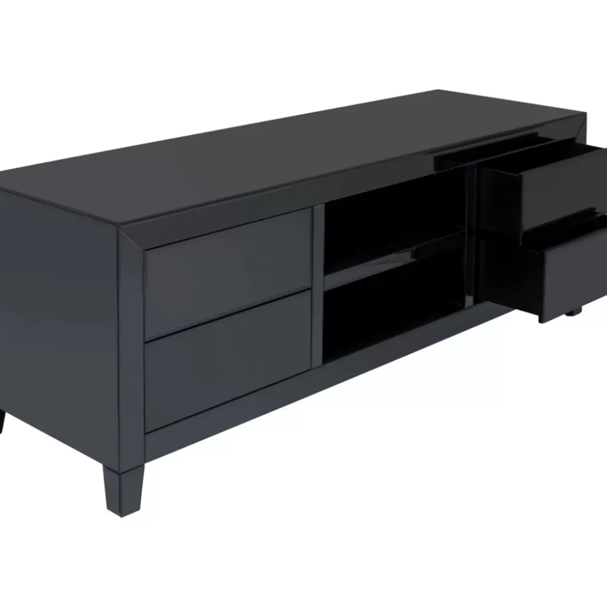 Clearance Lowboard Luxury Push Grau 140X50Cm Kommoden & Sideboards
