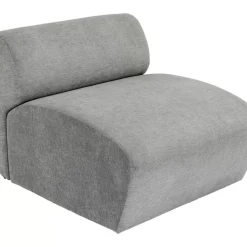Clearance Lucca Mittelement Grau 76Cm Sofas & Couches
