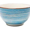 Hot Muslischale Swirl Blau O14Cm Geschirr & Tischaccessoires