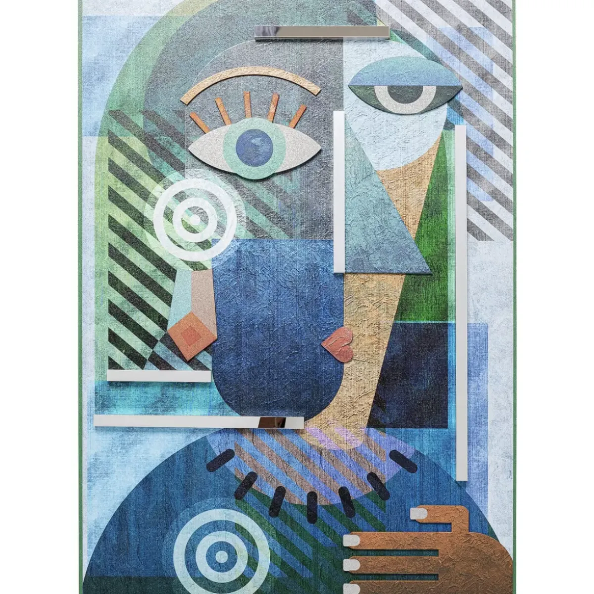 New Objektbild Geometric Woman 100X150Cm Bilder