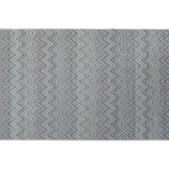 New Outdoor Teppich Zigzag Blau 160X230Cm Teppiche