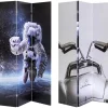 Outlet Paravent Triptychon Man Vs Oldtimer 120X180Cm Paravents