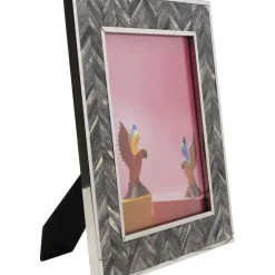 Clearance Rahmen Chevron Grau 20X25 Deko & Geschenkartikel