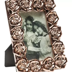 Discount Rahmen Rosenbluten Rosegold 10X15Cm Deko & Geschenkartikel
